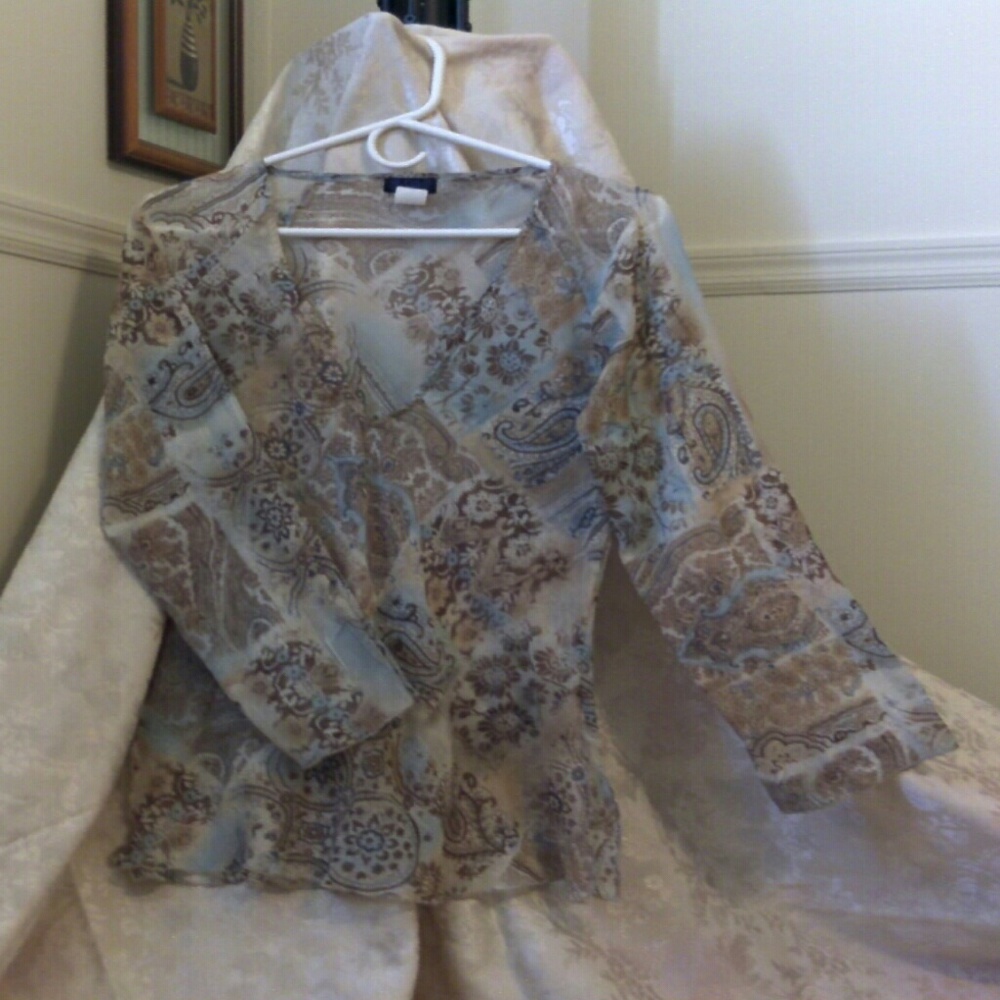 Tunic:  Paisley Print